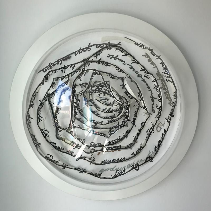 Niet Vanwege geknipt gedicht van Elbert Gonggrijp