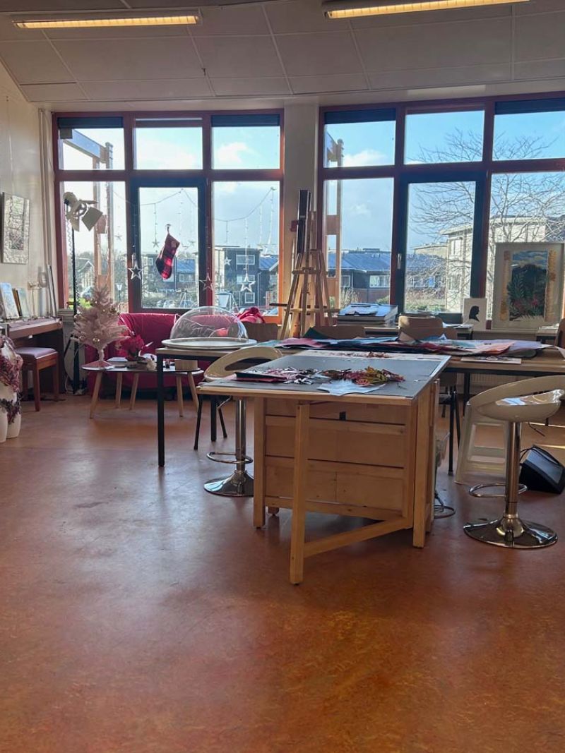 In mijn atelier